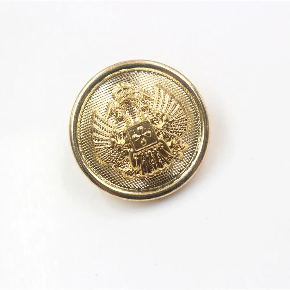 25mm 10pcs/lot Snow metal buttons gold sweater coat decoration shirt buttons accessories DIY JS-0213