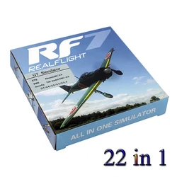 Newest 22 in 1 Simulator 22in1 USB RC Simulator for Realflight Support G7.5 G7 G6.5 G5 Flysky FS-I6 TH9X Phoenix5