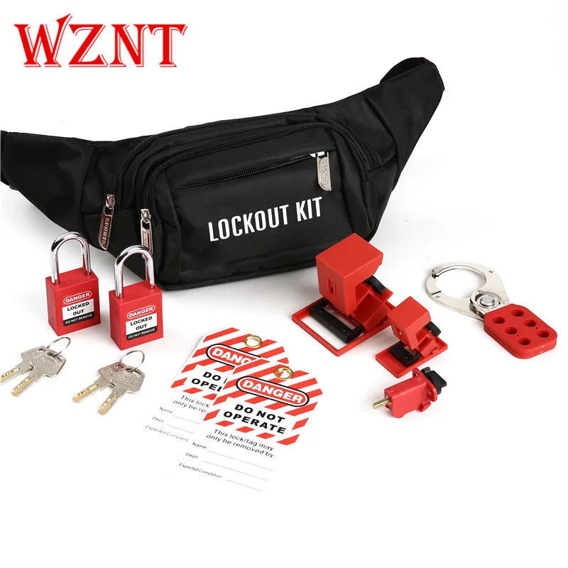 

NT-LG04 Loto Electrician Waist Pouch,Safety lock Portable waist bag Small polyester waist pack