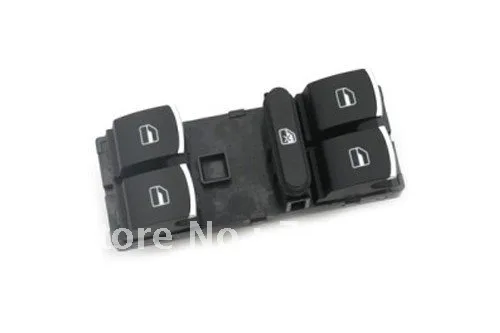 Chrome Tip Power Window Master Switch Panel For VW Volkswagen Golf Jetta MK5 and MK6