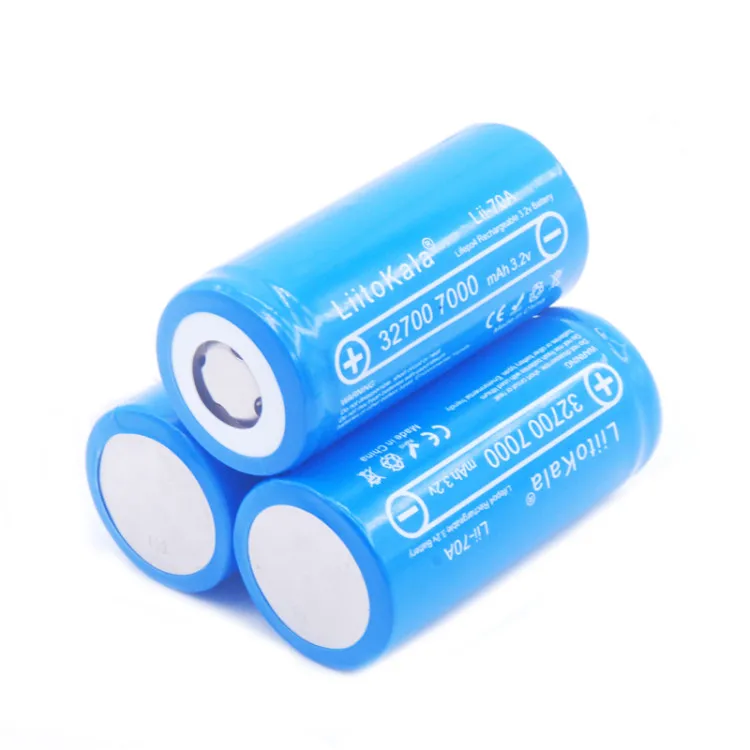 LiitoKala 32700 3.2v 7000mAh Lii-70A lifepo4 rechargeable battery cell LiFePO4 5C discharge battery for Backup Power flashlight