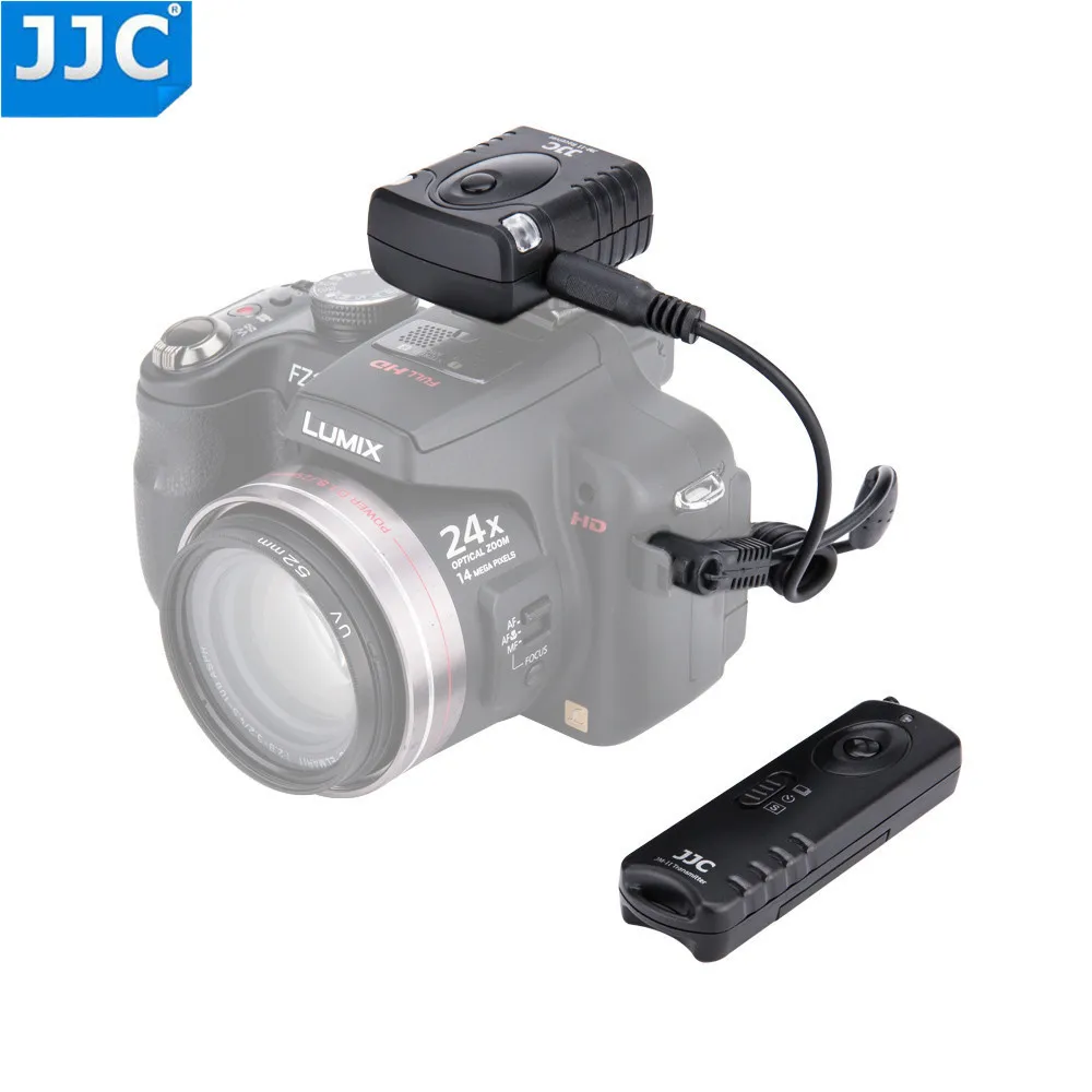 

JJC Camera 433MHz Shutter Release RF Wireless Remote Control for PANASONIC DC-G9/DMC-FZ20/DMC-FZ20K/DMC-FZ20S/DMC-FZ30