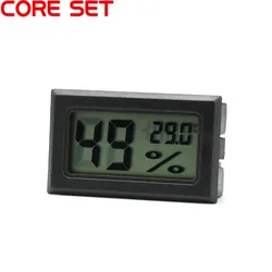 1 pz Mini LCD termometro igrometro digitale per incubatore temperatura interna conveniente sensore di temperatura misuratore di umidità