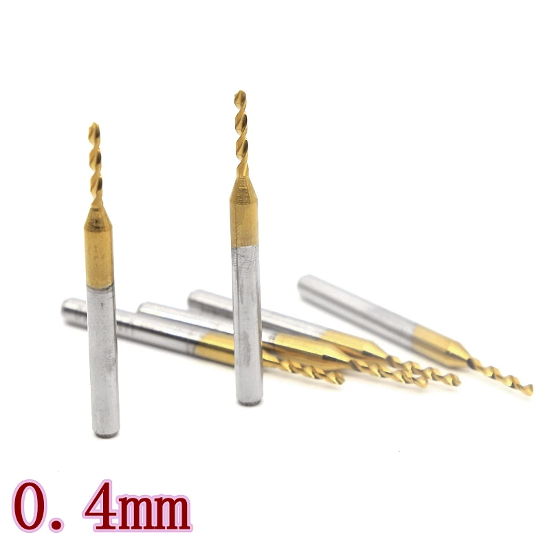 PCB Drill Bit Set Metal Milling CNC Router 10PCS Instrument Extractor dremel Tool   0.2-1.2mm