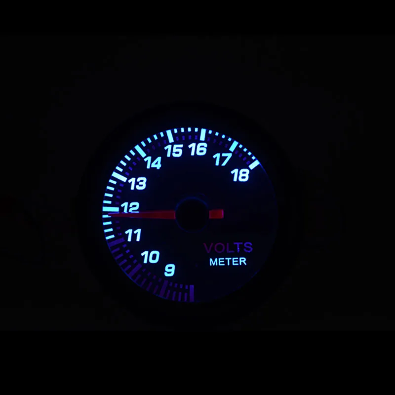 52 mm Boost/Vakuum/Wassertemperatur/Öltemperatur/Ölpresse/Spannung/Drehzahlmesser/Luft-Kraftstoff-Verhältnis/EGT-Messgerät, analoge blaue LED + 52 mm Messgeräte – Detail 26