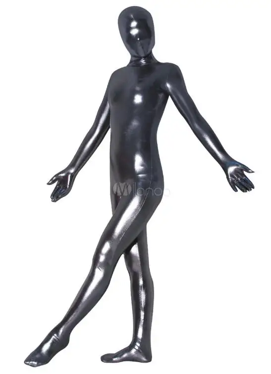 Segunda Pele Catsuit Flesh Light Zentai Suit Cosplay tuta Stealth Bodycover Stage Shiny