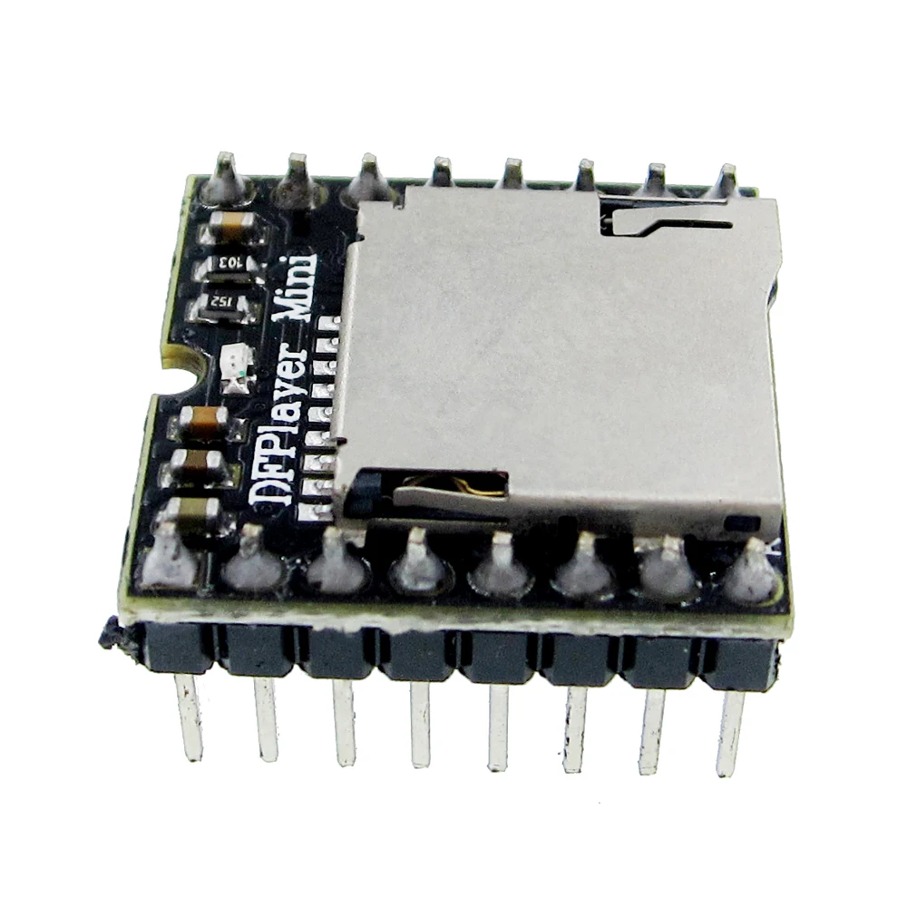 5pcs/lot Mini MP3 Player Module with Simplified Output Speaker for  UNO Automation Kits