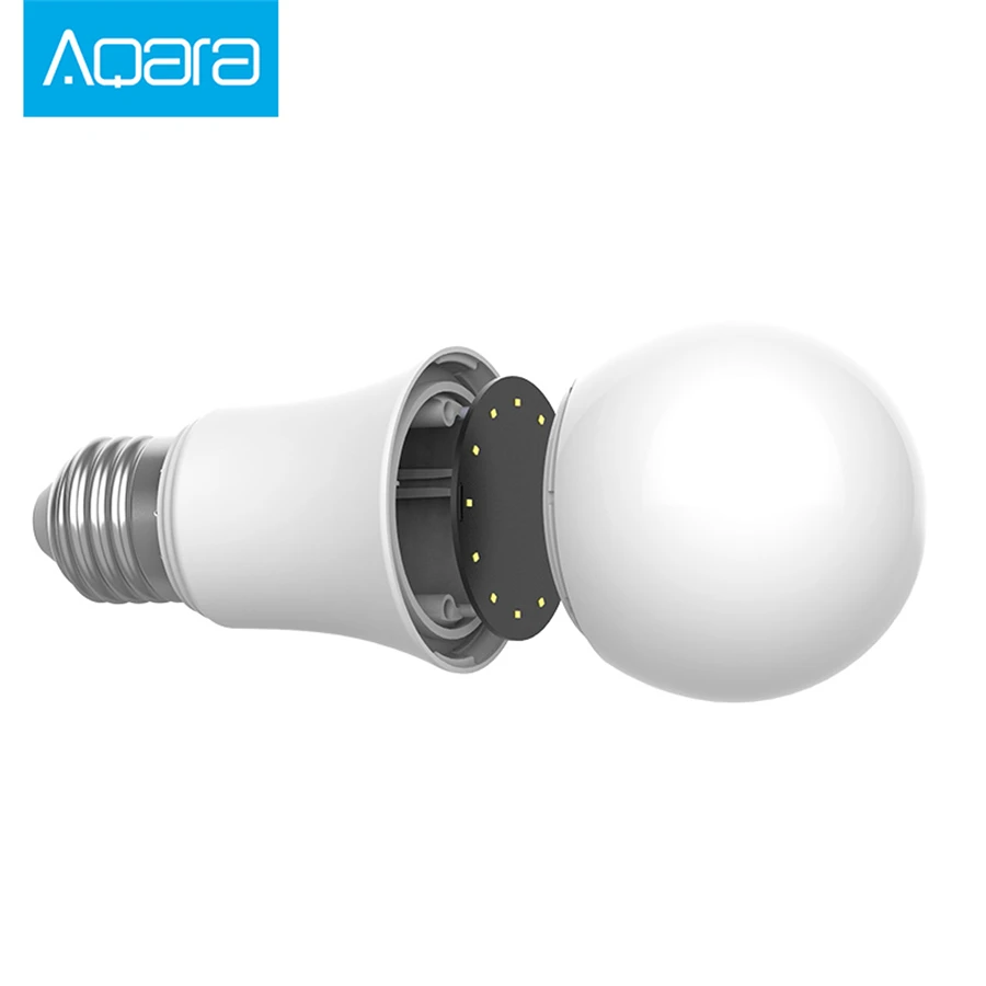 Aqara الذكية LED لمبة T1 الانضمام الأبيض زيجبي 3.0 E27 6500K 220-240 فولت بلوتوث المنزل الذكي ضوء ل Homekit أليس جوجل اليكسا