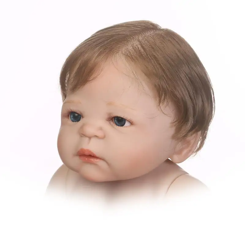 Pretty reborn babies volledige siliconen pop reborn voor kind gift speelgoed bebe 22 "reborn menina de siliconen menina 55 cm