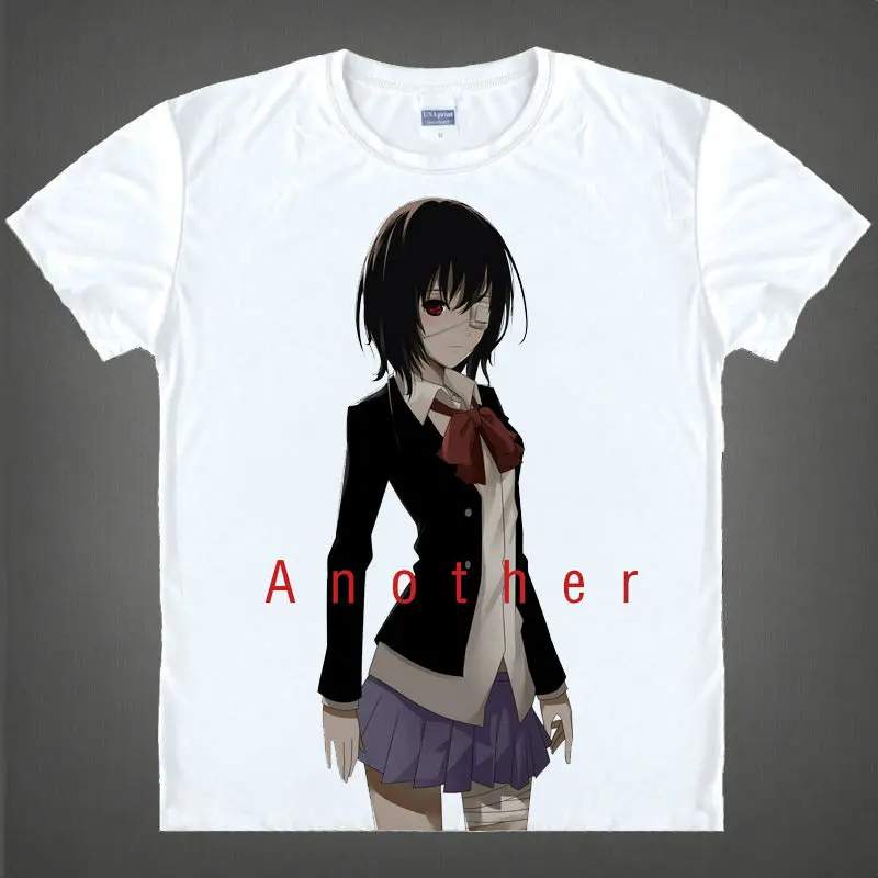 Coolprint Japanese manga Another T-Shirts anime shirt of Mei Misaki and Misaki, Christmas Printing Shirt lovers