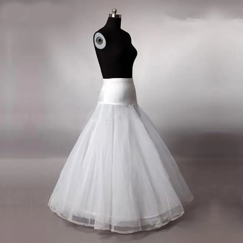 100% High Quality A Line Tulle Bridal Petticoat Underskirt For Wedding Dress