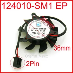 Free Shipping 124010-SM1 EP DC12V 0.10A 2Pin 36mm 26x26x26mm For DELL Graphics/Video Card Cooling Fan