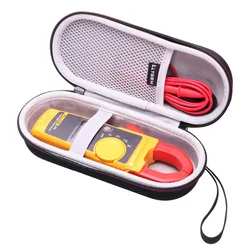 LTGEM-estuche rígido para Fluke 323/324/325 True-RMS, abrazadera, multímetro, AC-DC, TRMS, bolsillo de malla para accesorios