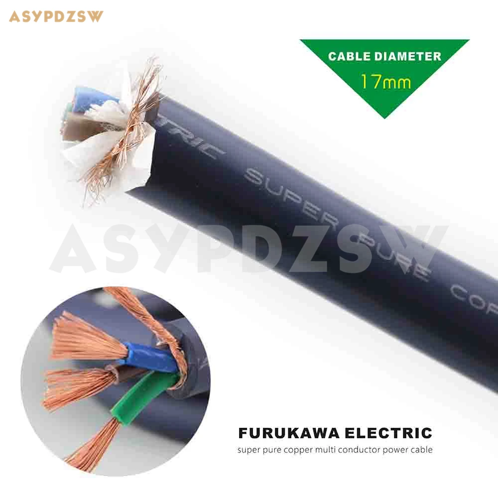 

Многожильный кабель питания FURUKAWA ELECTRIC 99.999%, 1 м, из чистой меди