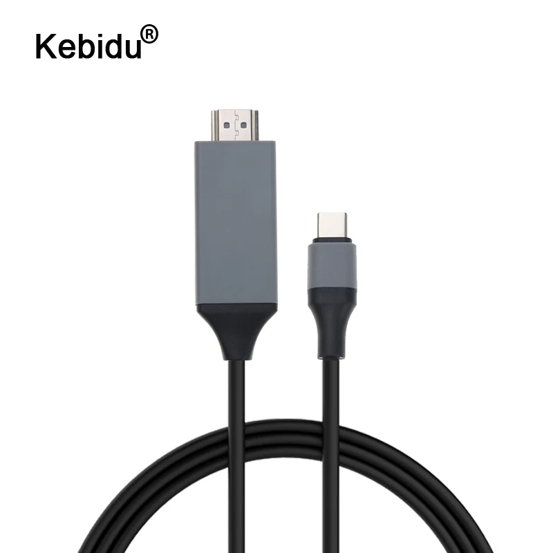 4K 1080P USB 3.1 Type C to HDMI-compatible Adapter Cable USB-C Cable Cable for MacBook Samsung Galaxy S9/S8 Huawei