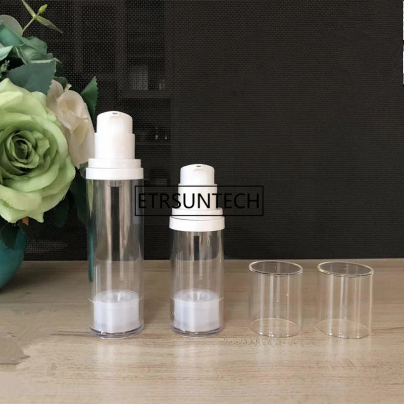 

30ml 50ml Empty Airless Pump bottles Mini Portable Vacuum Cosmetic Lotion Treatment Travel bottle For Traveler F1590