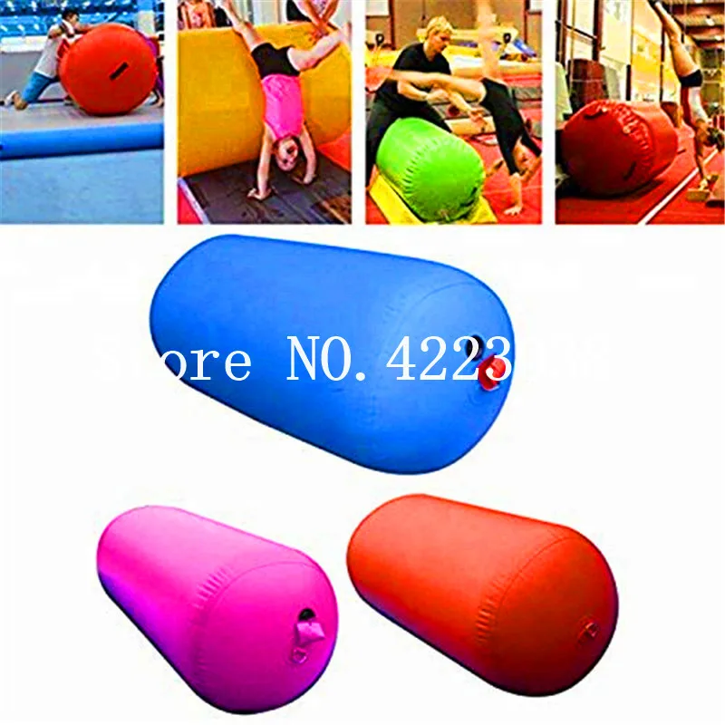 1.2*0.6M High Quality Inflatable Gymnastics Air Mat/Barrel,Air Gym Equipment Inflatable Air Track/Roller For Children