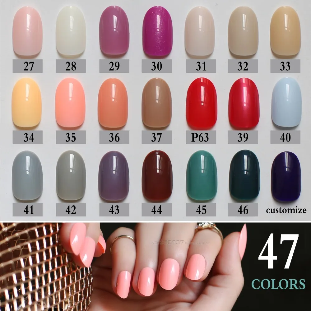 24pcs Rose new round Soft Pink Nude color Red oval head Brown Blue Fake nail  Yellow Mint color candy Purple Khaki White Black