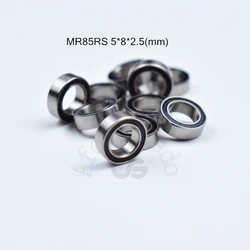 MR85RS 5*8*2.5(mm) Bearings 10pcs chrome steel rubber Sealed High speed Mechanical equipment parts