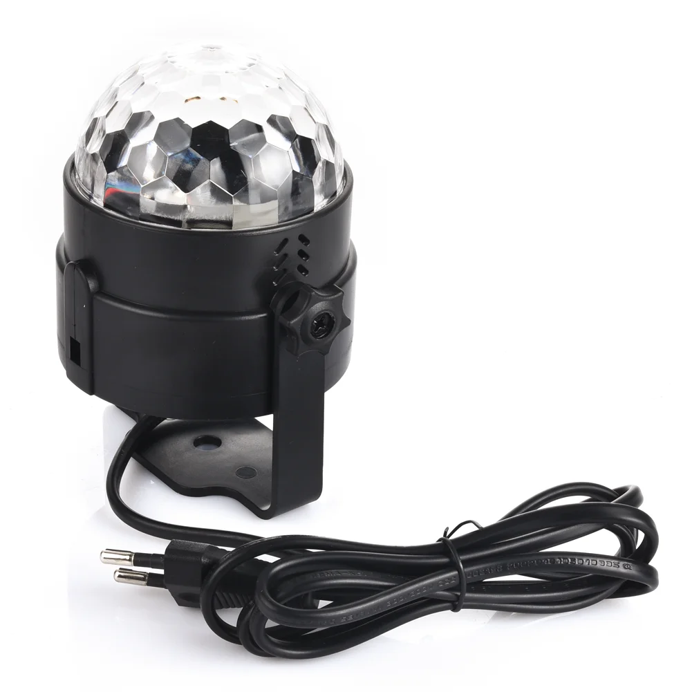 DJ Party Lights Projetor Disco Ball Lamp RGB 3W IR Remote EU US Plug stage light