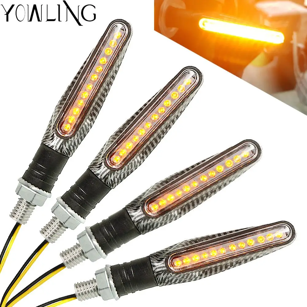 

For Yamaha YZF-R1 YZF R1 YZFR1 2005 2006 2007 2008 2009 2010 2004-2016 12 LED Turn Signal Light Amber Tail Lights Indicators