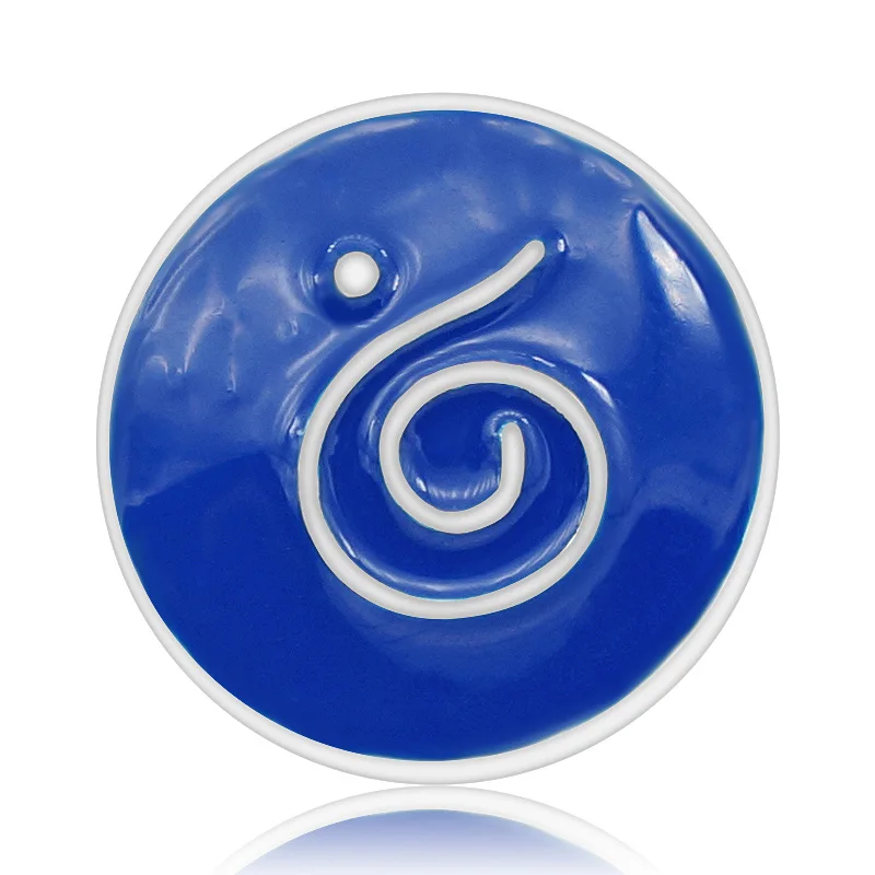 New KZ3081 Beauty Charm Colorful Rotate symbol 18MM Metal snap buttons 6colors for DIY snap jewelry wholesale