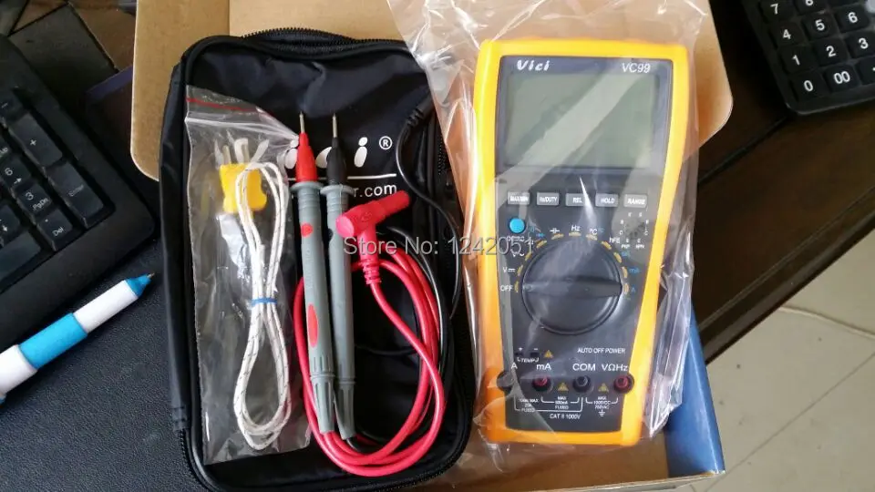 Vichy VC99 3 6/7 Multimeter analog bar C F better FLUKE 17B