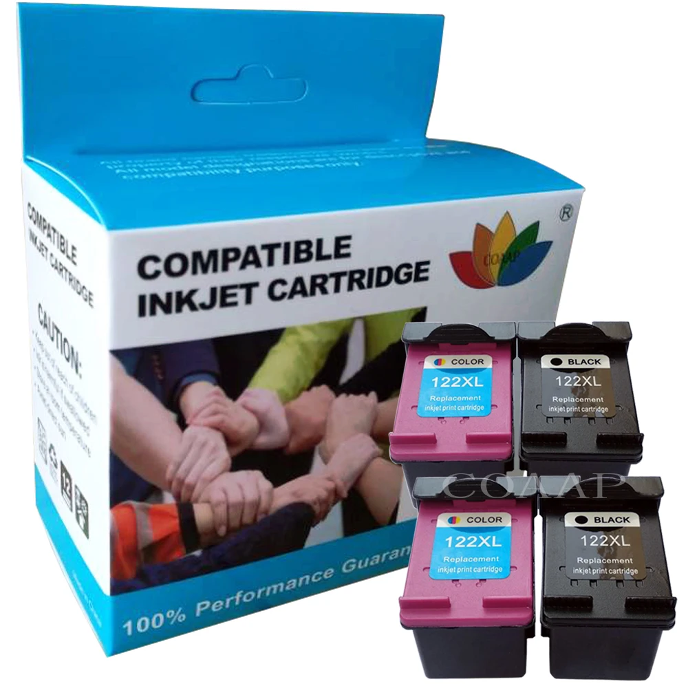 Compatible 122XL 122 XL Cartridge Replacement for HP122 Color Ink Cartridge for Deskjet 1000 1050 1050A 1510 2000 2050