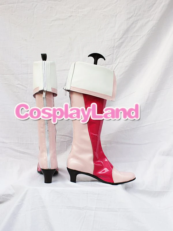 Pretty Cure 6 Cure Peach Cosplay Boots Shoes Anime Party Cosplay Boots Custom Made for Adult Women Shoes