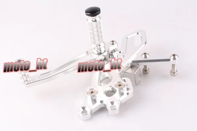 Adjustable Shift Foot Pegs Rear Set Footrests Replacement For Honda CBR600 F4i 2001 2002 2003 2004 Motorcycle Accessory Parts