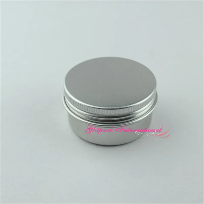 30ml Empty Butter Pomade Tin 1oz Wax cooling balm Refillable Canning Jar 30g Aluminum Crafts Storage metal oil small pots can