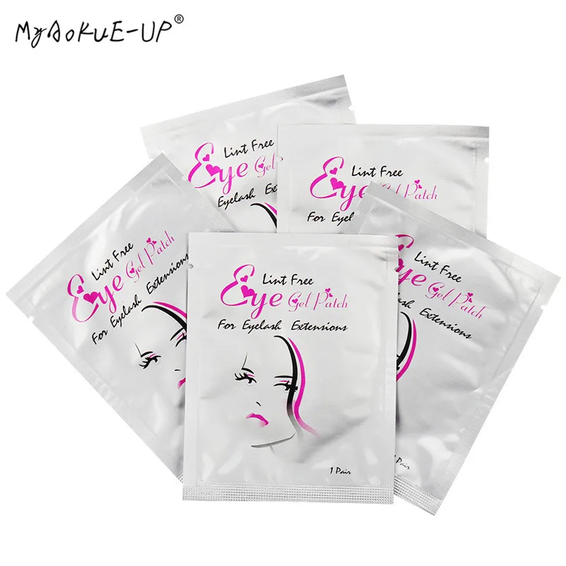 200pairs Eyelashes Patches Under Gel Eye Pads For Eyelash Extension Grafted Eye Lash Makeup Tools