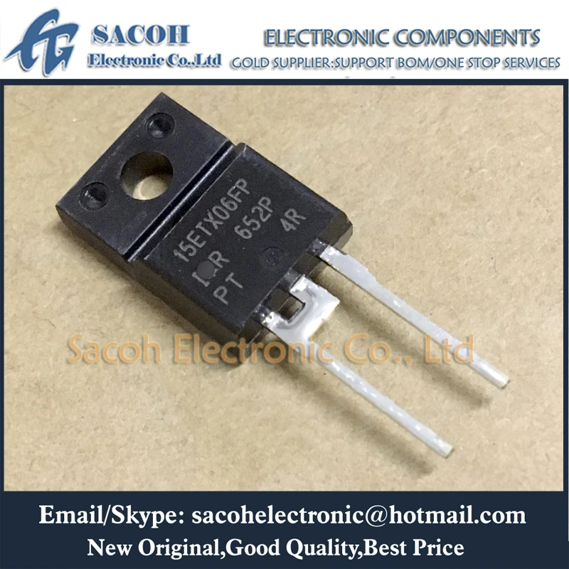 

Refurbished Original 10Pcs/Lot 15ETX06FP 15ETX06 15ETX06S 15ETX06-1 OR 15ETH06FP 15ETH06 TO-220F 15A 600V Hyperfast Rectifier