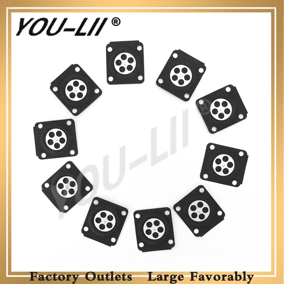 

YOU-LII 10pcs For ZAMA 180 MS180 Metering Diaphragm Membrances Gasket Parts For ZAMA C1Q Carburetor Repair Kit For ZAMA A015041