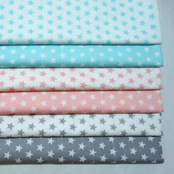 Stars Printed Baby Cotton Quilting Fabric by half meter for DIY Sewing Bed Sheet Dress making cotton fabric 50*160cm