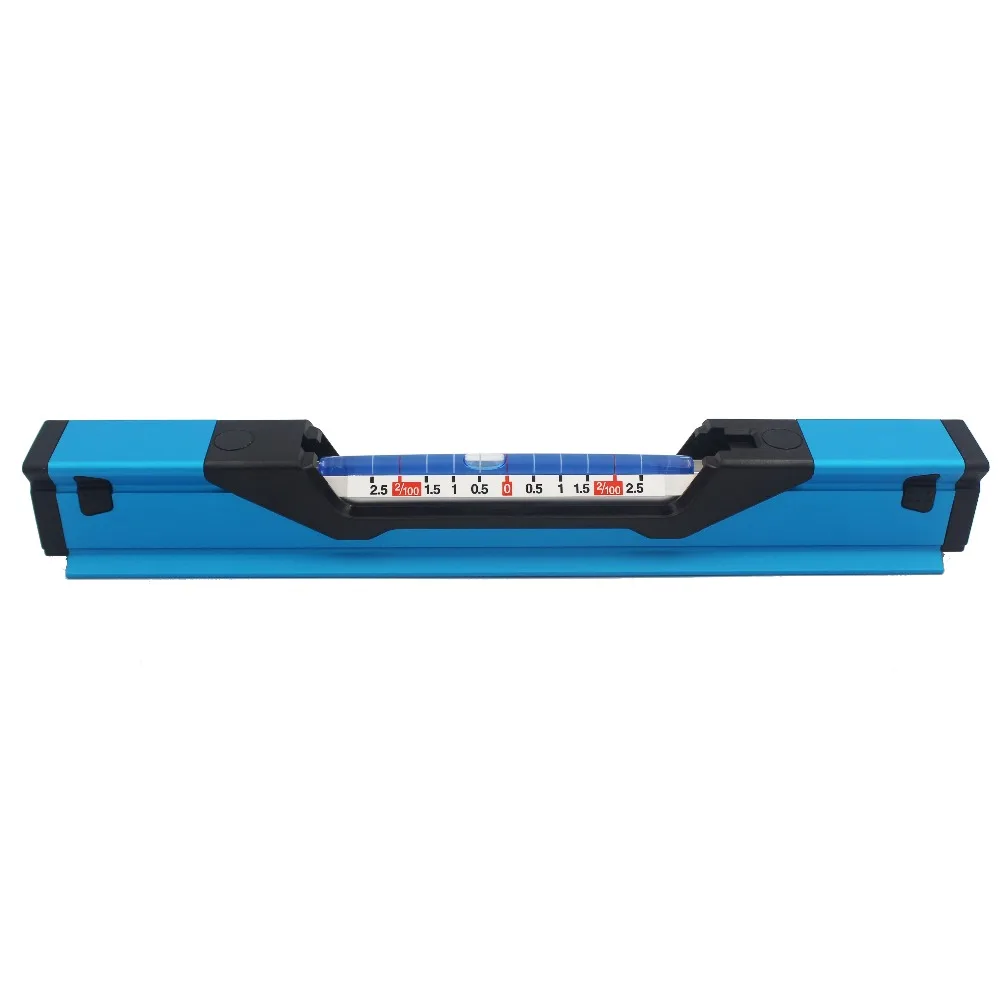 SHINWA Level Ruler Bubble Spirit Level Blue Color with Light board for Installation Drain Precision +-0.5mm/m