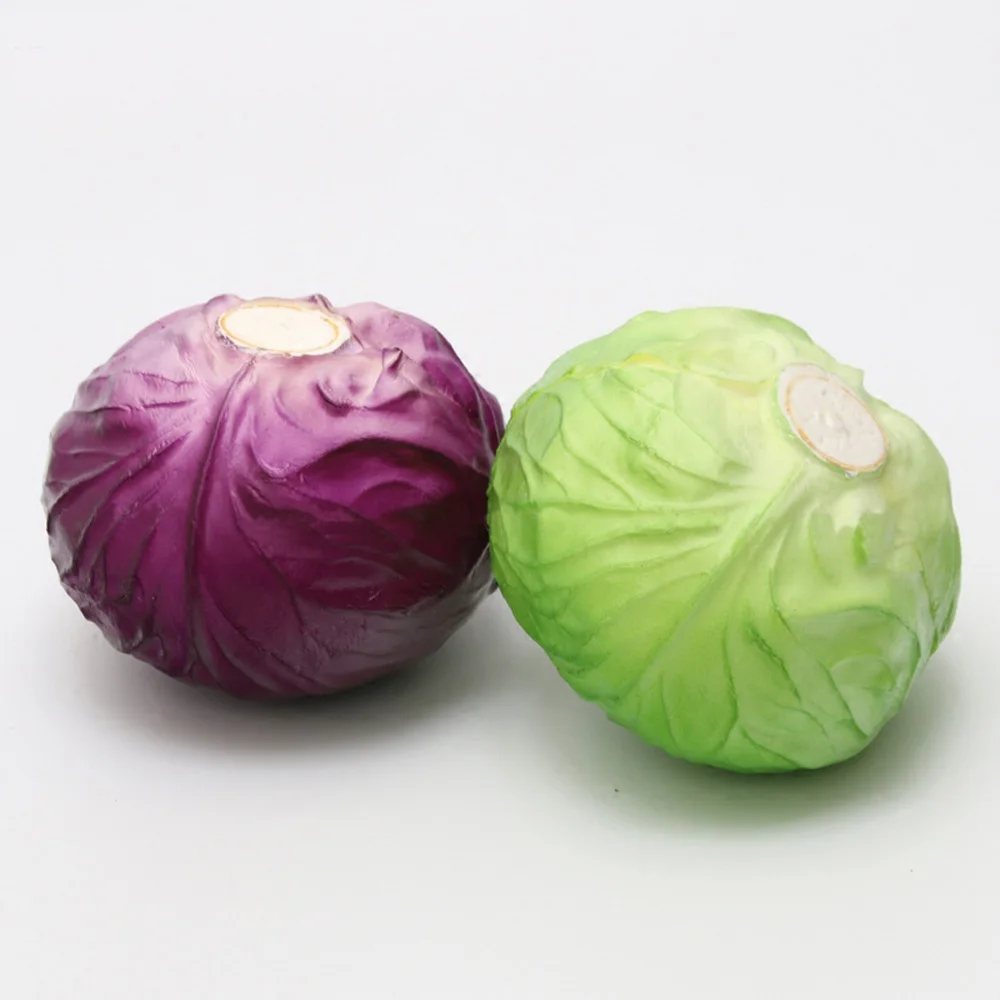 High imitation fake artificial cabbage&plastic fake simulated artificial cabbage vegetable model