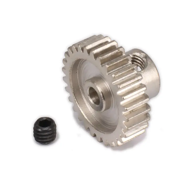 18T/19T/20T/21T/22T/23T/24T/25T/26T/29T Dente Denti Pignone Gear per 1/10 RC Modello di Auto Modulo di 0.6 apertura 3.2 millimetri Parti HPI HSP