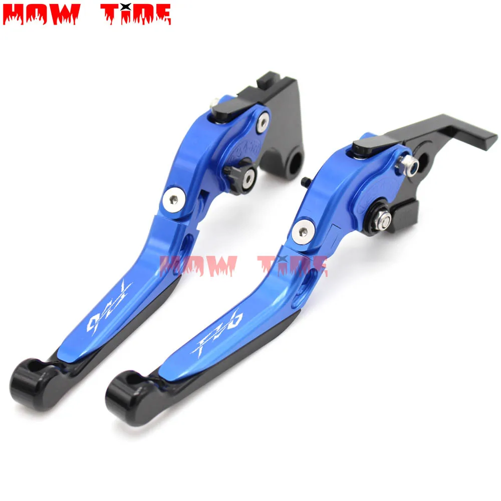 CNC Folding Extendable Motorcycle Brake Clutch Levers For Yamaha FZ 6 FZ6 FAZER 2004-2010 2005 2006 2007 2008 2009