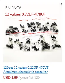 5 teile/los 400V22UF hochfrequenz niedriger impedanz 400V 22UF aluminium-elektrolytkondensator größe 10*17 T22 20% – Detail 3