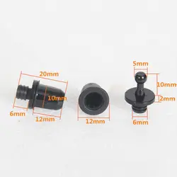 10Pair DIY Audio Speaker Buckles Plastic Speaker Grill Peg Ball Socket Fastener Screw Part Kit for Speaker Accessories