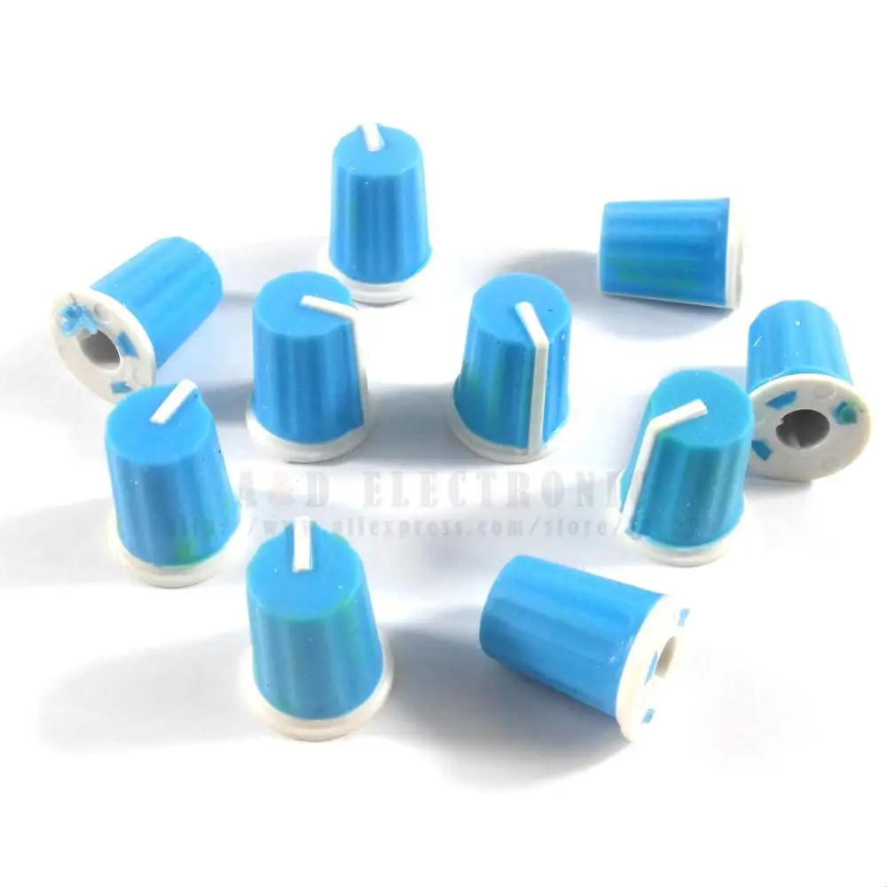 10pcs Hiqh quality EQ Rotary Knob For Pioneer DJM800 900 2000 NXS, DAA1176 DAA1305 Blue Color