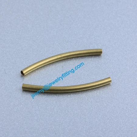 

Jewelry findings Raw Brass matel spacer tube beads Pave tube beads tube Bar 1.5*22*0.15mm