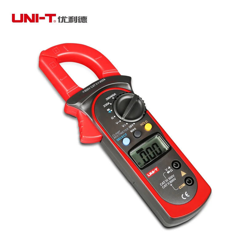 UT202 Digital Clamp Multimeters DMM DCV ACV TEMPERATURE, Free Shipping !!!