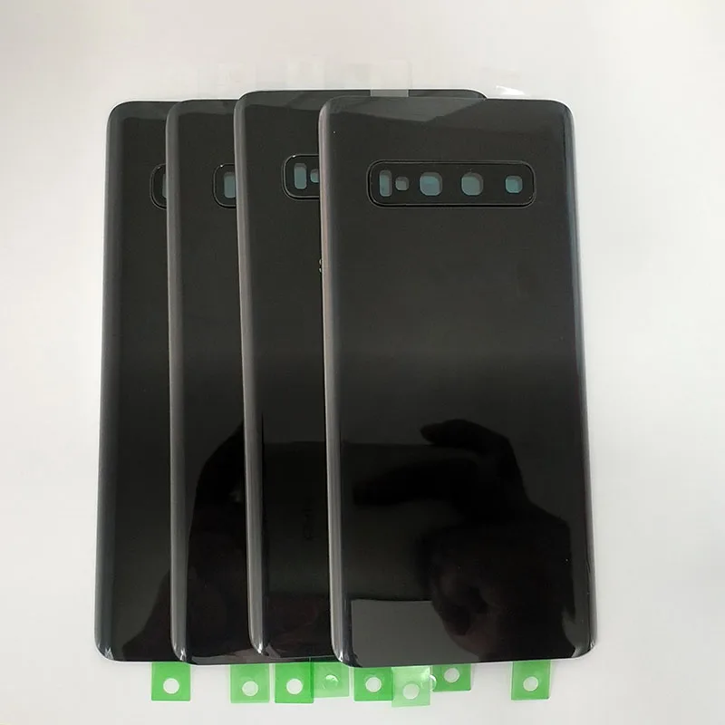 New Battery Cover For Samsung Galaxy S10 G9730 Battery Cover Rear Door Back Glass Housing With Camera Lens Cover