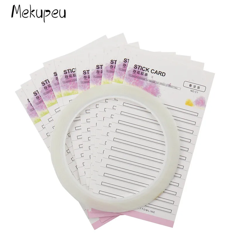 Wimpernständer Wimpernkleber Palette 10 teile/los Wimpernverlängerungswerkzeuge Wimpernhalter Aufkleber Pads Ständer – Detail 1