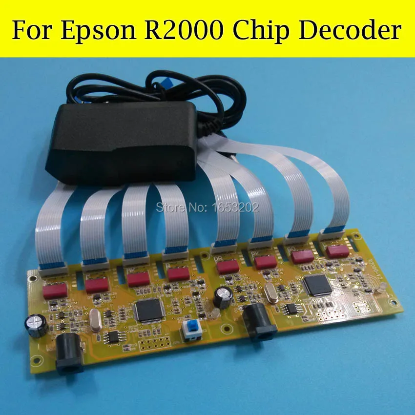 Chip Decoder For EPSON R2000 2000 Printer Reset All Colors At Same Time