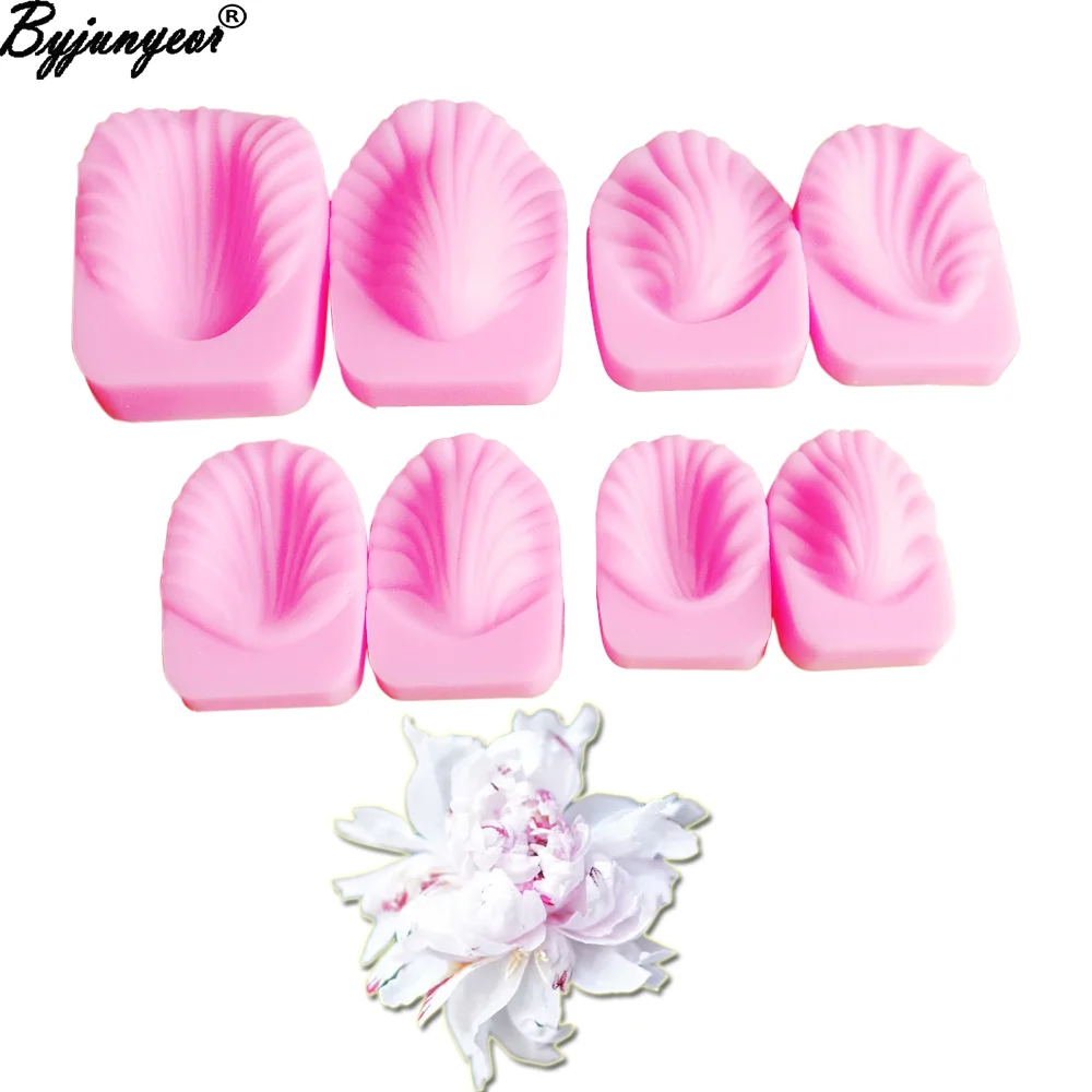 NEW 2pcs/set Large &Small Peony Petal Flower Veiner Sugar Tool Meridians Clay Flower Water Paper Simulation GumPaste C385