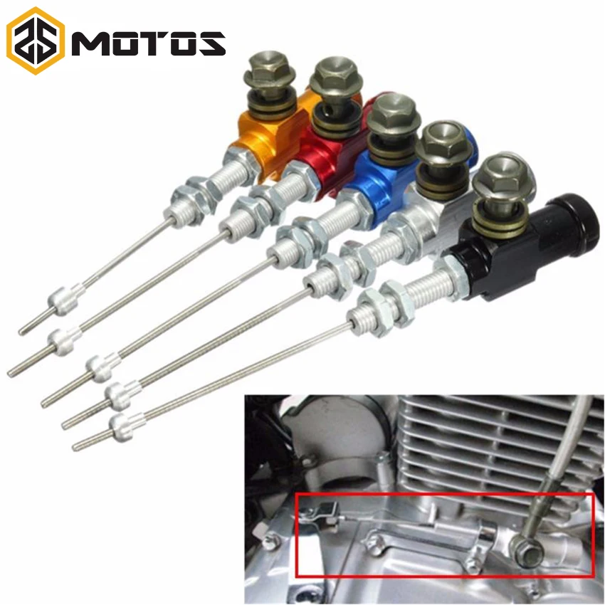 ZS MOTOS Motorcycle Modified Hydraulic Brake Clutch Cable Hydraulic Clutch Pump Cylinder Pump M10x1.25mm