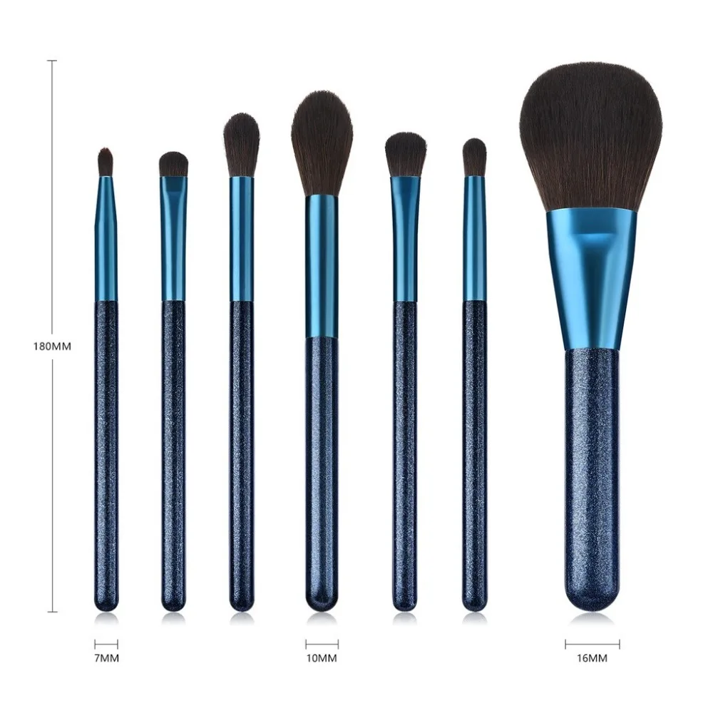 

7/12Pcs Bluestone Makeup Brushes Set Foundation Eyeliner Eye Shadow Blush Brushes Tools Brochas De Maquillaje De Alta Calidad